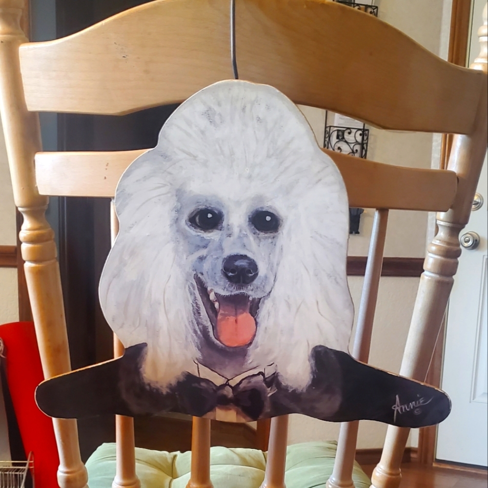 Vintage Poodle Hanger